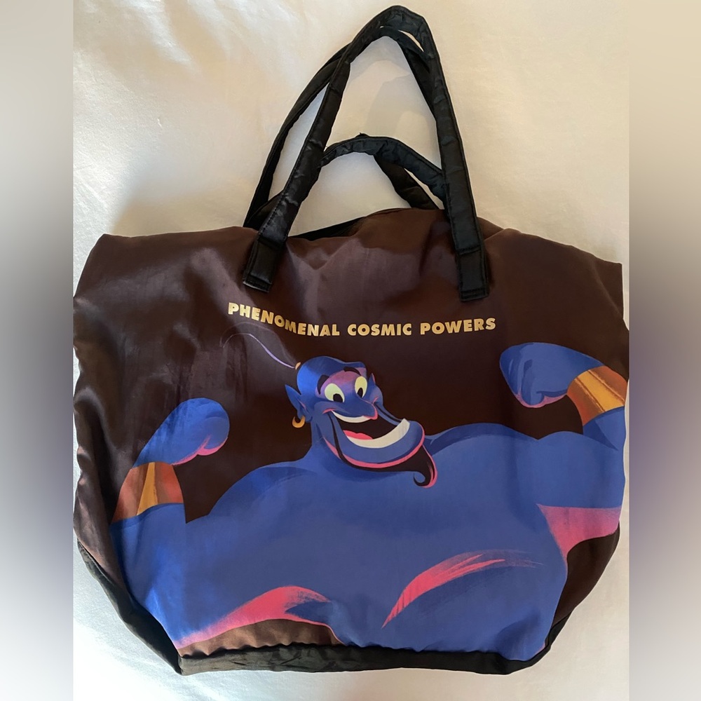 Oh My Disney Genie Tote Bag - Blue and Brown